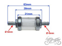 AA12461 Filtr paliwa metal mały 8MM /OMG 10315D