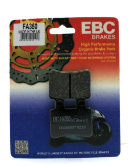 EBC Klocki hamulcowe przednie/tylne FA350