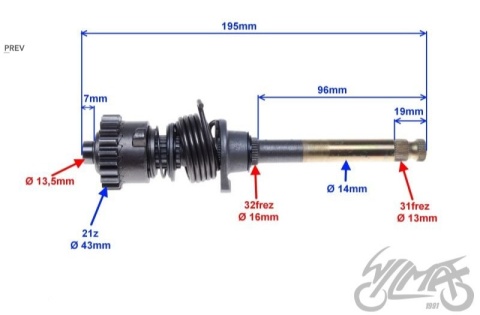 WAŁEK ROZRUSZNIKA ZC0268