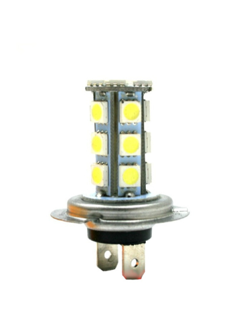 Żarówka samochodowa led H7 18 SMD 5050