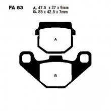 Klocki hamulcowe EBC FA083TT