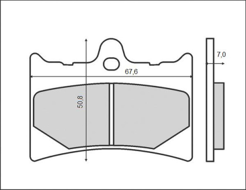 Klocki hamulcowe przód FT3031 Aprilia RS125