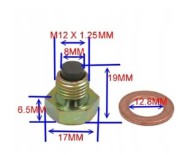 Magnetyczna śruba spustu oleju JMP M12x1,25