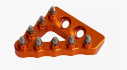 Stopka dźwigni hamulca tylnego szeroka Fm-Parts KTM Husqvarna kolor pomarańczowy - FPX22OR