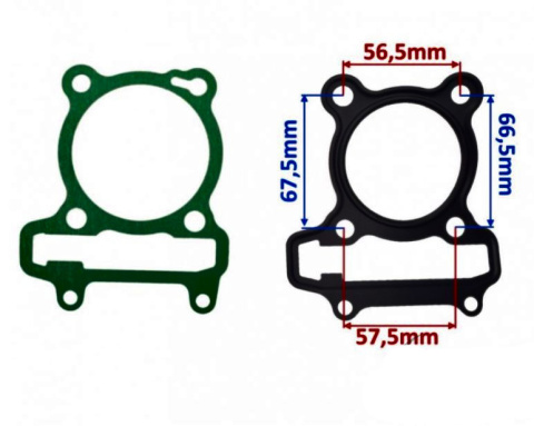 USZCZELKI CYLINDRA DO LJ125T-8M SYM 125 150