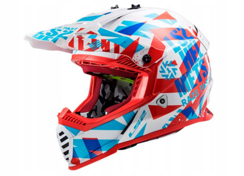 KASK LS2 MX437 FAST EVO FUNKY RED WHITE XL