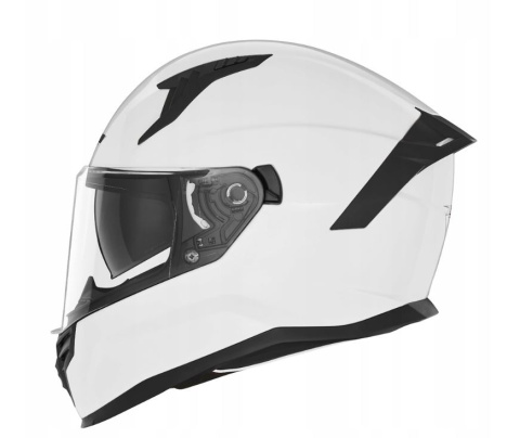 NOX KASK INTEGRALNY (FULL FACE) Z BLENDĄ N401 KOLOR BIAŁY POŁYSK ROZMIAR S