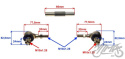 Drążek kierowniczy do ATV 50/110/125 ZQ51254