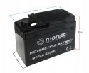 Akumulator Moretti AGM MTR4A-BS 5916312054745