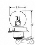 Żarówka 12V 15W P26S/SCOOTERS/
