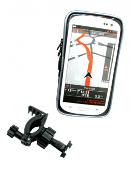 Biketec etui wodoodporne z uchwytem na kierownicę extremer obrotowe 360 na smartfon, nawigację moto/rower typ:155