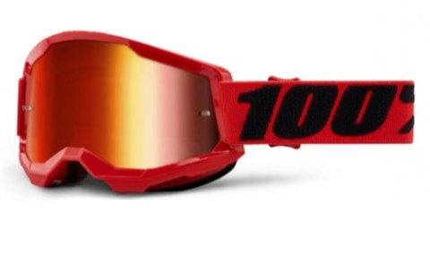 GOGLE MODEL STRATA 2 RED 100% (2022) - MIRROR RED LENS