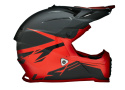 Kask LS2 MX437 Fast Evo Roar czarno-czerwony rozmiar XL