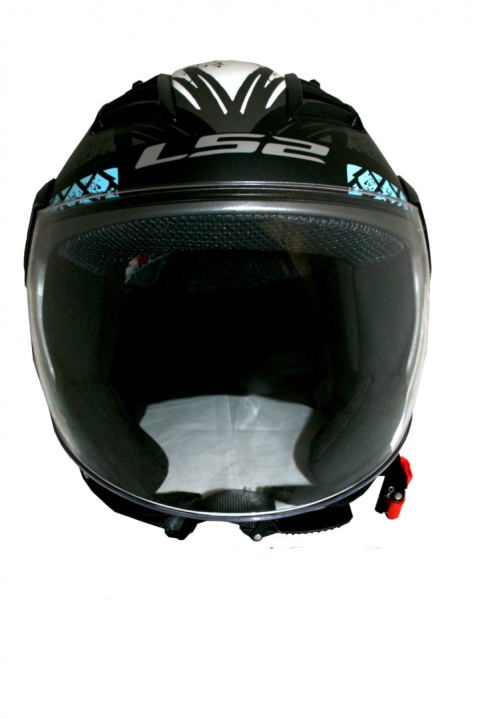 Kask LS2 OF562 Airflow Ronnie Matt SILVER BLUE L