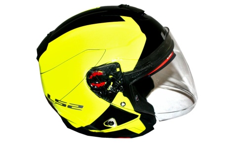 Kask czarno żółty LS2 rozmiar XL