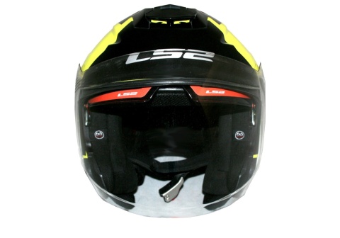 Kask czarno żółty LS2 rozmiar XL