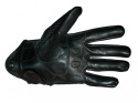 Rękawice perforowane wzmacnianie czarne rozmiar XL
