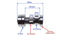 Wałek rozrządu 4T ATV 110 ZC0061
