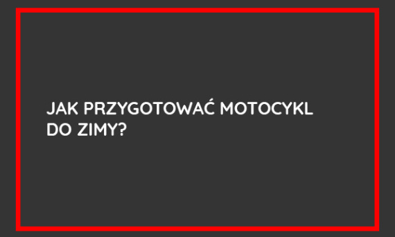 Jak przygotować motocykl do zimy?